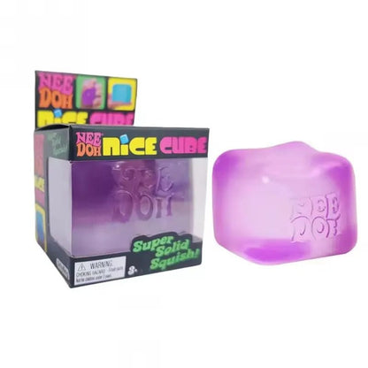 🧊 Needoh Nice Cube – Cube Sensoriel Anti-Stress Fidget Toy Satisfaisant - Bébé Calinou