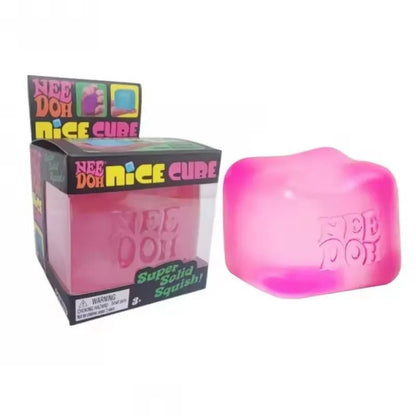 🧊 Needoh Nice Cube – Cube Sensoriel Anti-Stress Fidget Toy Satisfaisant - Bébé Calinou
