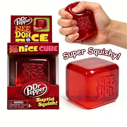 🎲 NeeDoh Nice Cube – Le Cube Squishy Anti-Stress qui Rend Accro (en Bien !) - Bébé Calinou