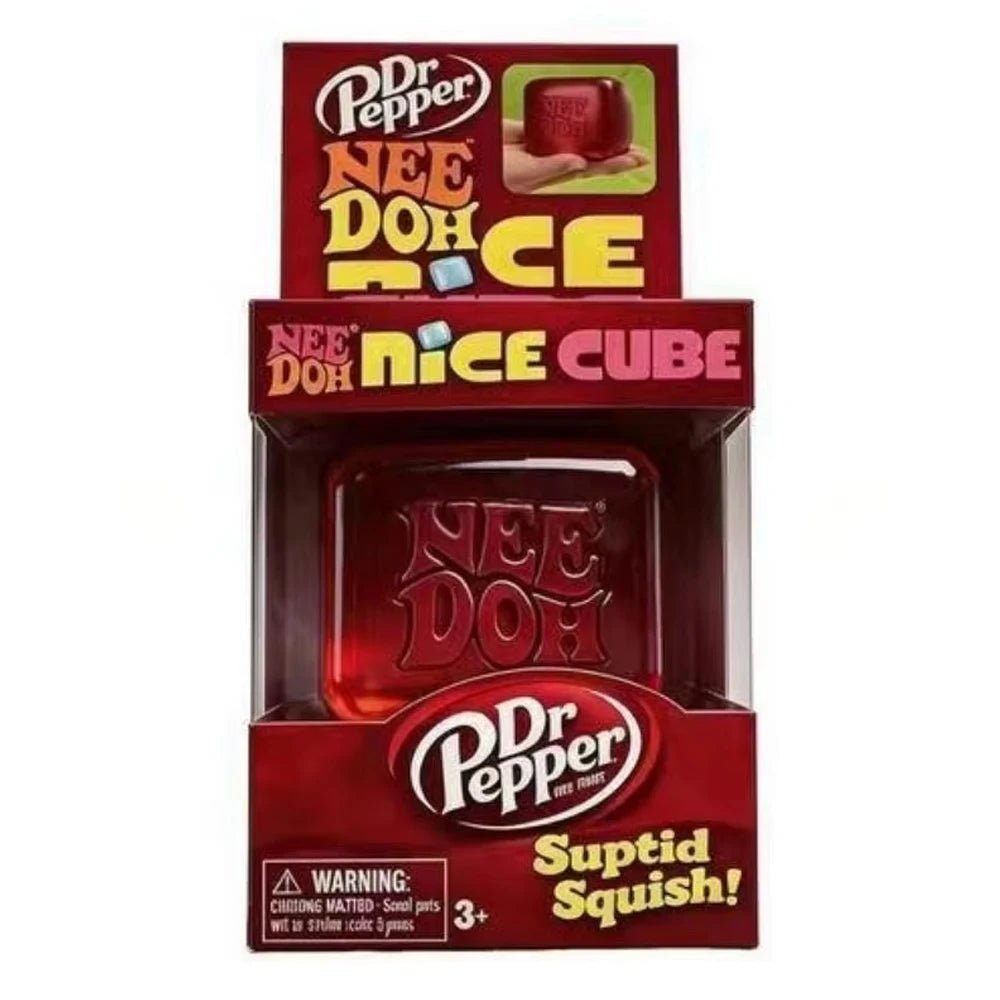 🧊 Needoh Squishy Cube Sensoriel Anti-Stress – Fidget Toy Apaisant pour Enfants & Adultes - Bébé Calinou
