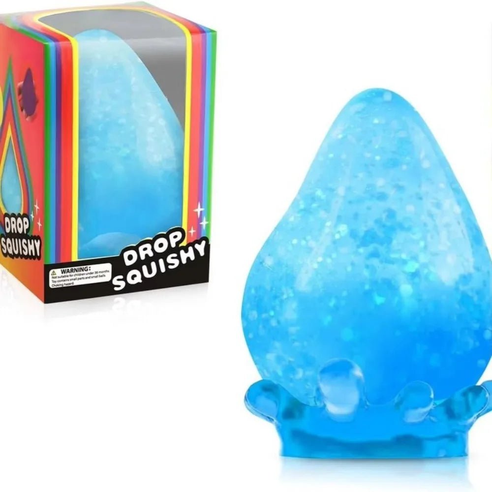 💧 Needoh Squishy La Goutte qui Fait Déborder le Stress – Squeeze Toy Kawaii Surprise - Bébé Calinou