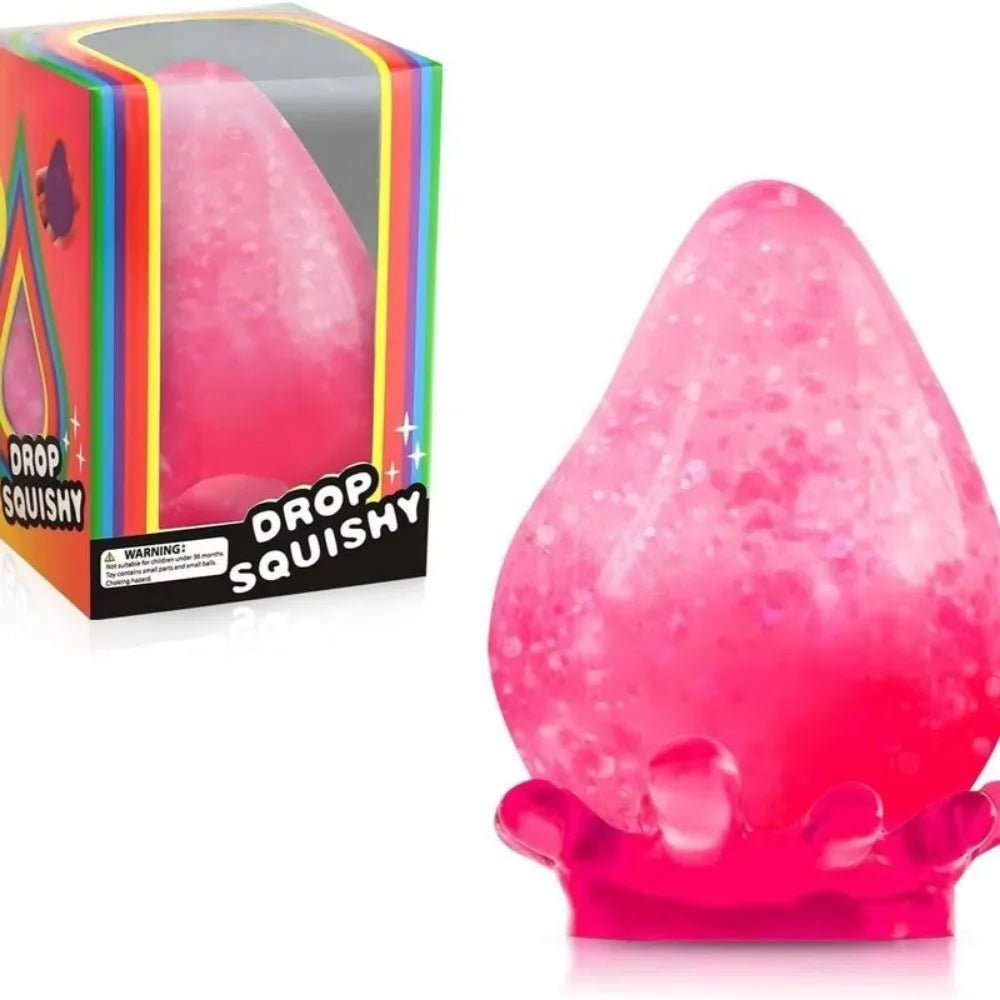 💧 Needoh Squishy La Goutte qui Fait Déborder le Stress – Squeeze Toy Kawaii Surprise - Bébé Calinou