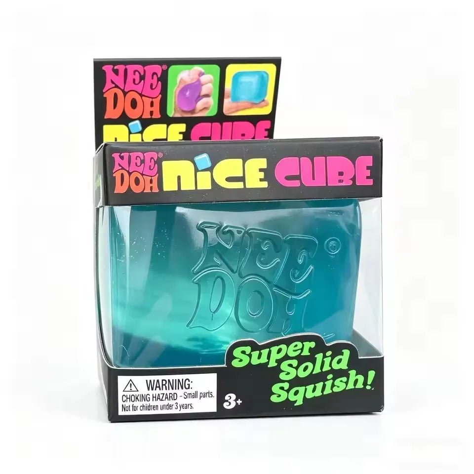 🧊Needoh Squishy Le Cube qui Gère Mieux le Stress que Toi – Fidget Sensoriel Magique - Bébé Calinou