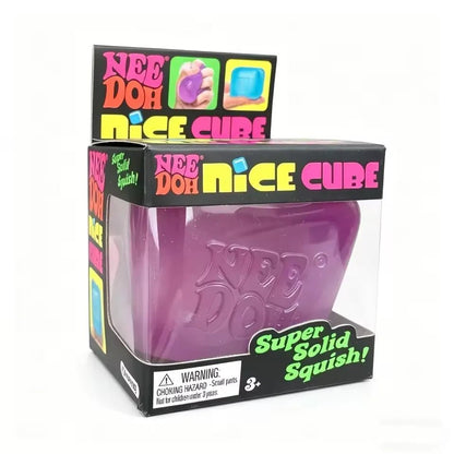 🧊Needoh Squishy Le Cube qui Gère Mieux le Stress que Toi – Fidget Sensoriel Magique - Bébé Calinou