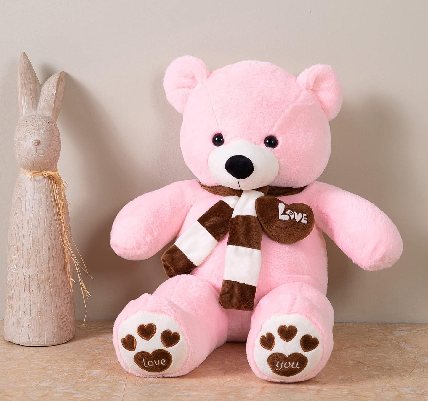 OURS EN PELUCHE GÉANT | Love - Bébé Calinou