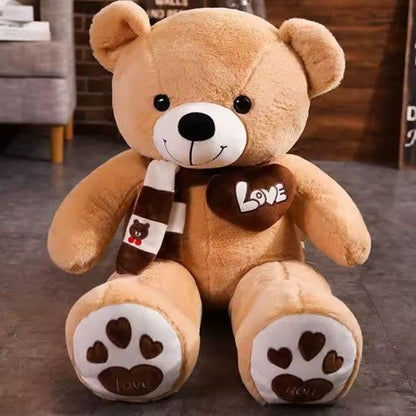 OURS EN PELUCHE GÉANT | Love - Bébé Calinou