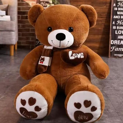 OURS EN PELUCHE GÉANT | Love - Bébé Calinou