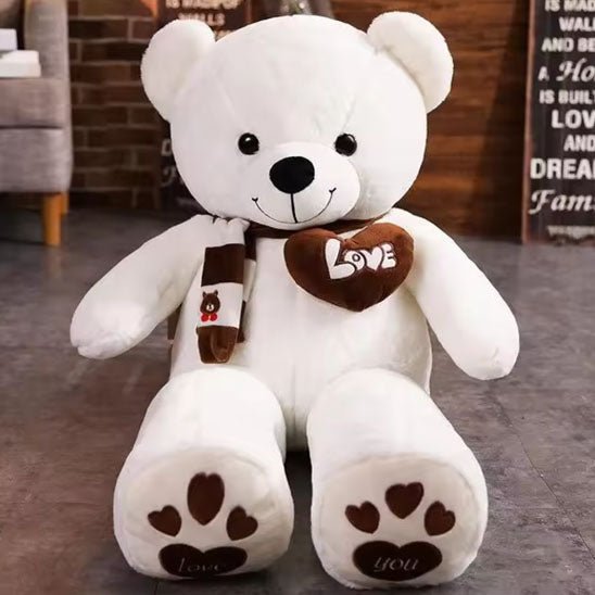 OURS EN PELUCHE GÉANT | Love - Bébé Calinou