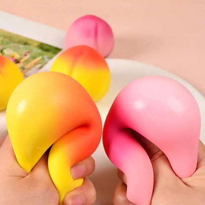 Pêche 🍑 Géante Squishy – Le Jouet Antistress qui Sent Bon (et qu'on Veut Croquer !) - Bébé Calinou
