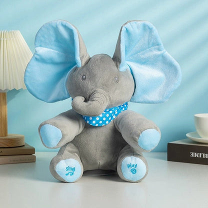 PELUCHE INTERACTIVE | Fluffy l'Èléphant - Bébé Calinou
