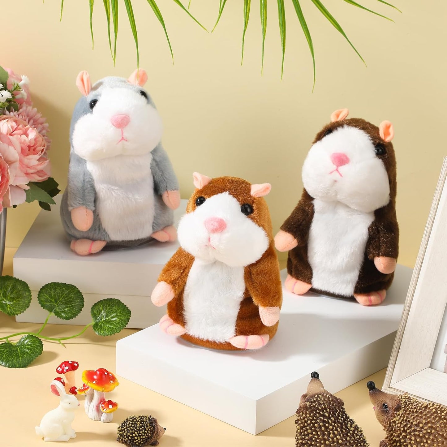 PELUCHE INTERACTIVE | Oliver le Hamster qui parle - Bébé Calinou