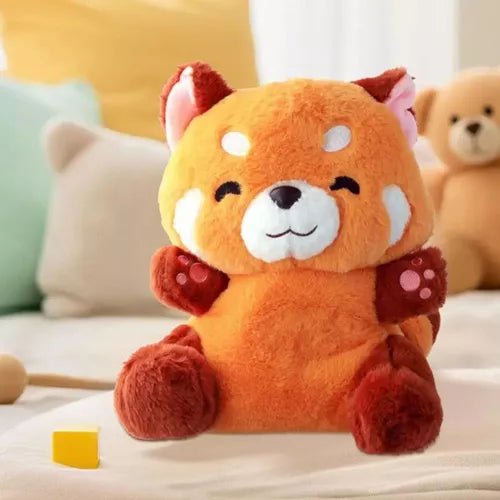PELUCHE INTERACTIVE | PandaRoux qui respire - Bébé Calinou