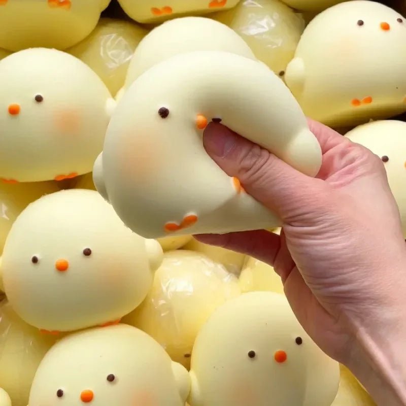 🐔 Poussins Géant Squishy – Le Jouet Antistress qui Fait Craquer Tout le Monde ! - Bébé Calinou