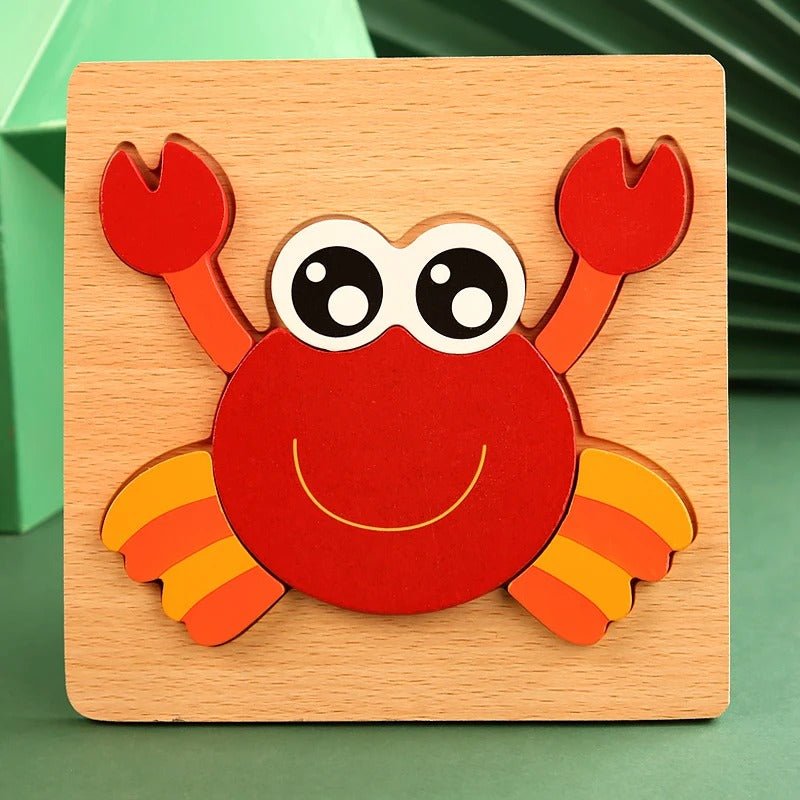 PUZZLE EN BOIS {Lot de 5} | TinyPuzzle™ - Bébé Calinou
