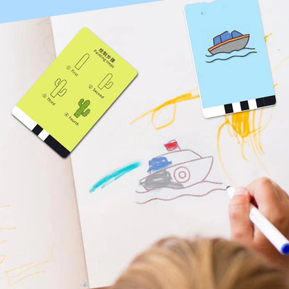 🤖 Robot Dessinateur Magique – 100 Cartes, Zéro Prise de Tête ! - Bébé Calinou