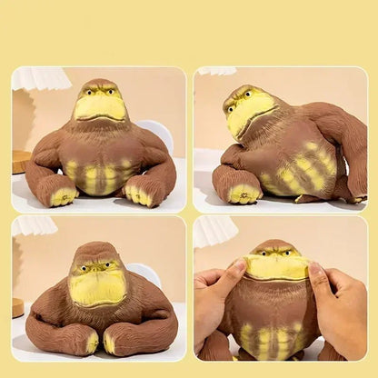 🐒 Singe Squishy Géant – Le Gorille Antistress Indestructible ! - Bébé Calinou