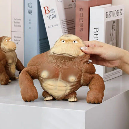 🐒 Singe Squishy Géant – Le Gorille Antistress Indestructible ! - Bébé Calinou