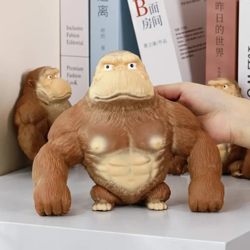 🐒 Singe Squishy Géant – Le Gorille Antistress Indestructible ! - Bébé Calinou