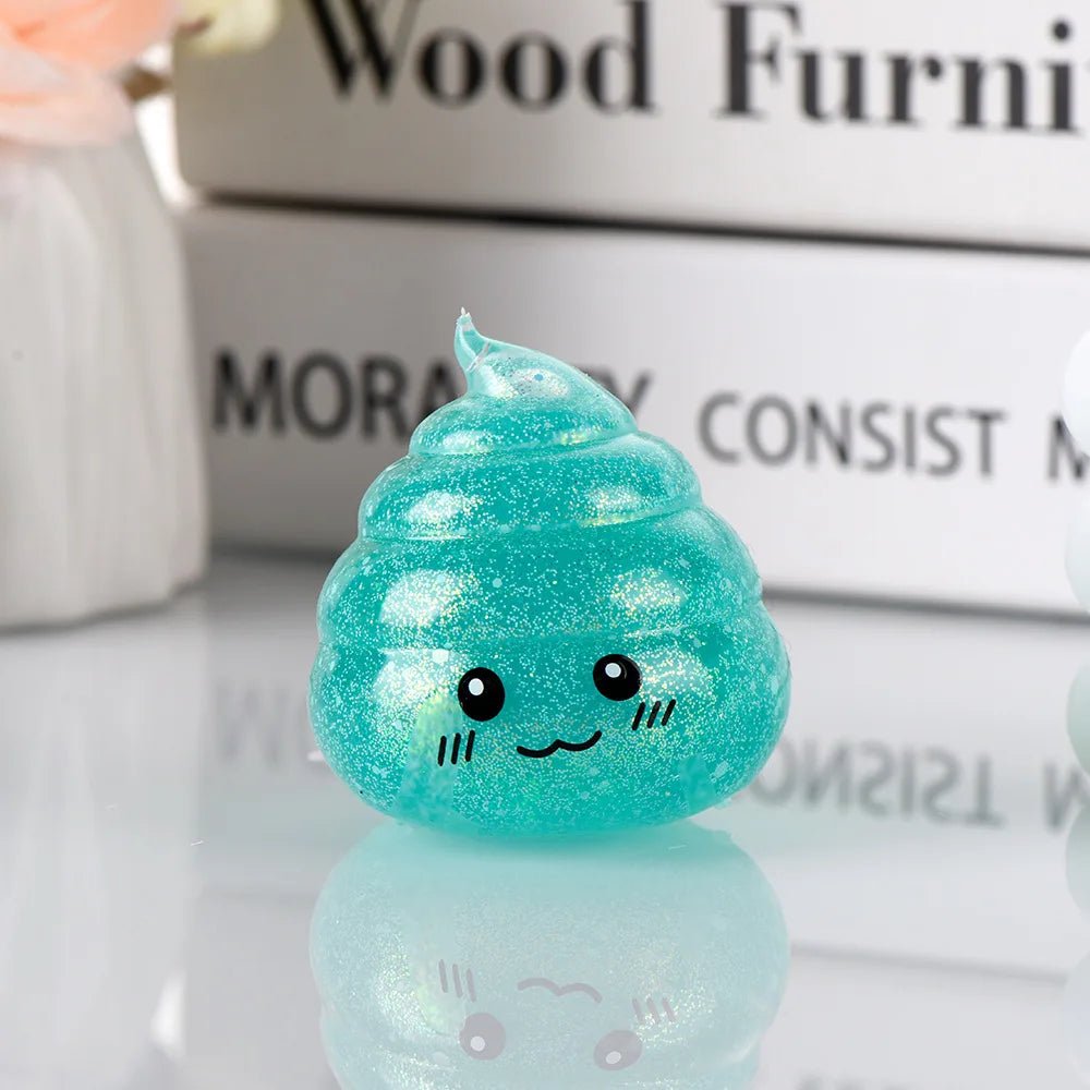 💩✨ Squishy Caca Pailleté – Le Cadeau le Plus Nul (et le Plus Drôle) de l'Année ! - Bébé Calinou