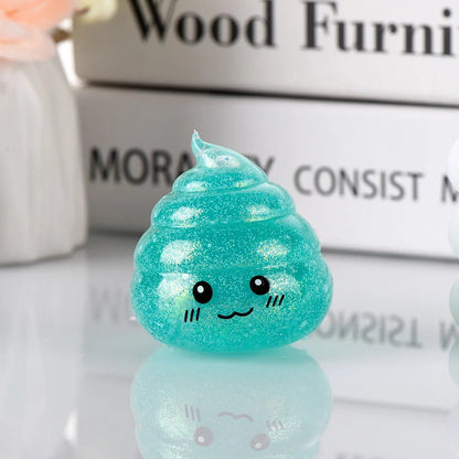 💩✨ Squishy Caca Pailleté – Le Cadeau le Plus Nul (et le Plus Drôle) de l'Année ! - Bébé Calinou