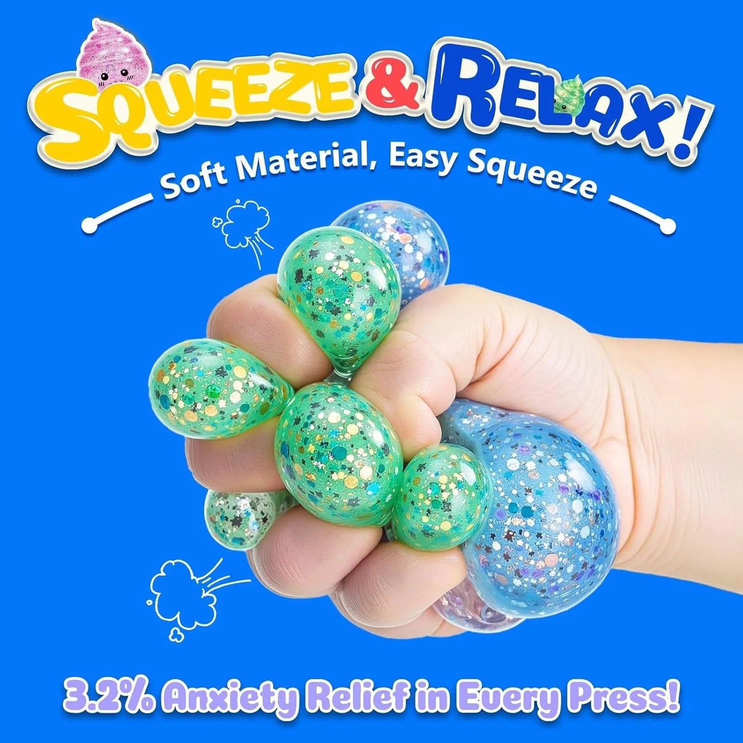 💩✨ Squishy Caca Pailleté – Le Cadeau le Plus Nul (et le Plus Drôle) de l'Année ! - Bébé Calinou