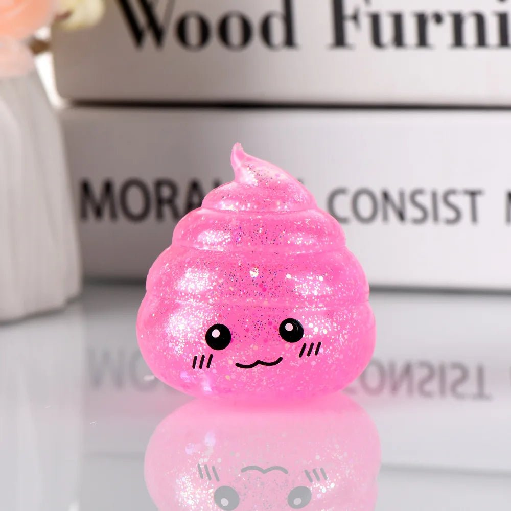 💩✨ Squishy Caca Pailleté – Le Cadeau le Plus Nul (et le Plus Drôle) de l'Année ! - Bébé Calinou