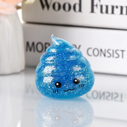 💩✨ Squishy Caca Pailleté – Le Cadeau le Plus Nul (et le Plus Drôle) de l'Année ! - Bébé Calinou