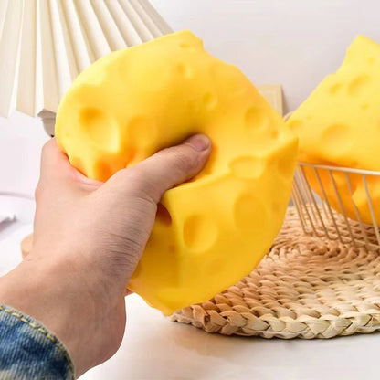 🧀 Squishy Fromage Géant XXL – L'Anti-Stress Irrésistible qui Fait Craquer Tout le Monde ! - Bébé Calinou