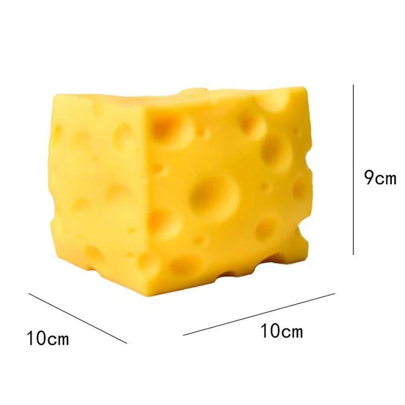🧀 Squishy Fromage Géant XXL – L'Anti-Stress Irrésistible qui Fait Craquer Tout le Monde ! - Bébé Calinou