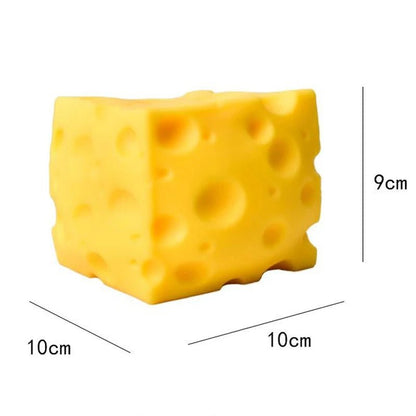 🧀 Squishy Fromage Géant XXL – L'Anti-Stress Irrésistible qui Fait Craquer Tout le Monde ! - Bébé Calinou