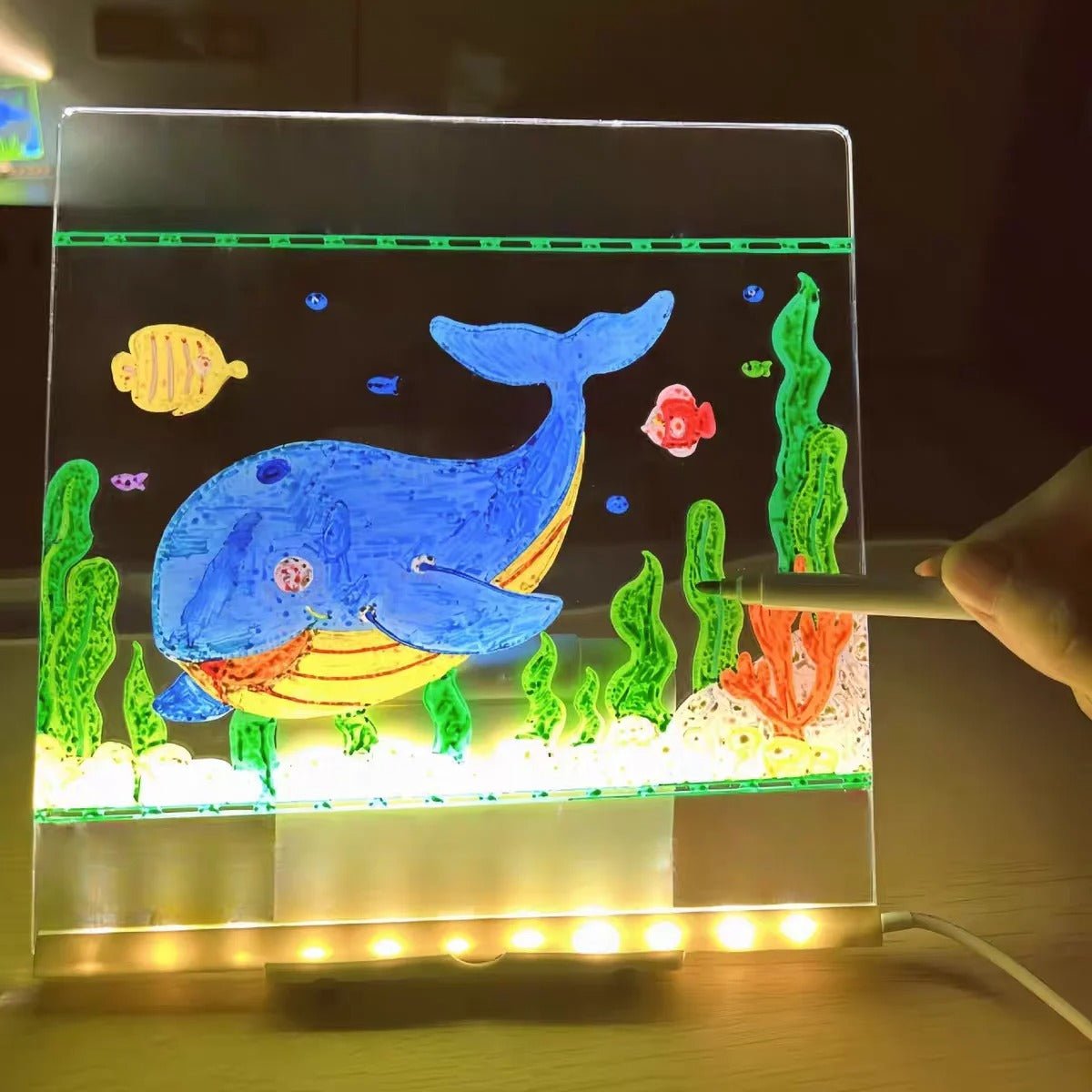 TABLETTE A DESSIN LUMINEUSE | LumiArt™ - Bébé Calinou