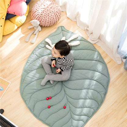 TAPIS D'ÉVEIL BÉBÉ MONTESSORI | La feuille verte - Bébé Calinou