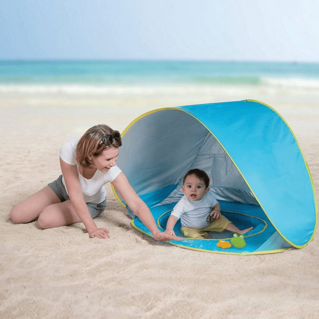 TENTE SPF 50+ AVEC PISCINE INTÉGRÉE | AquaSun™ - Bébé Calinou