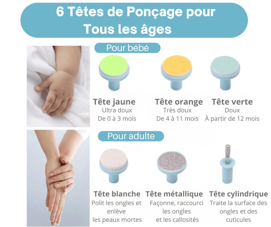 Lime à ongles électrique | EasyNail™ - Bébé Calinou